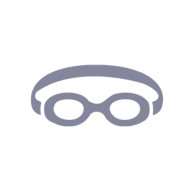 Purple icon of protective laser therapy goggles