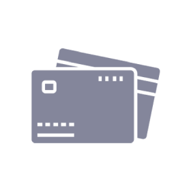 Purple paw print icon with a medical cross